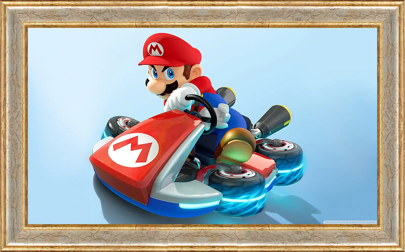 Картина в раме - Mario Kart 8
