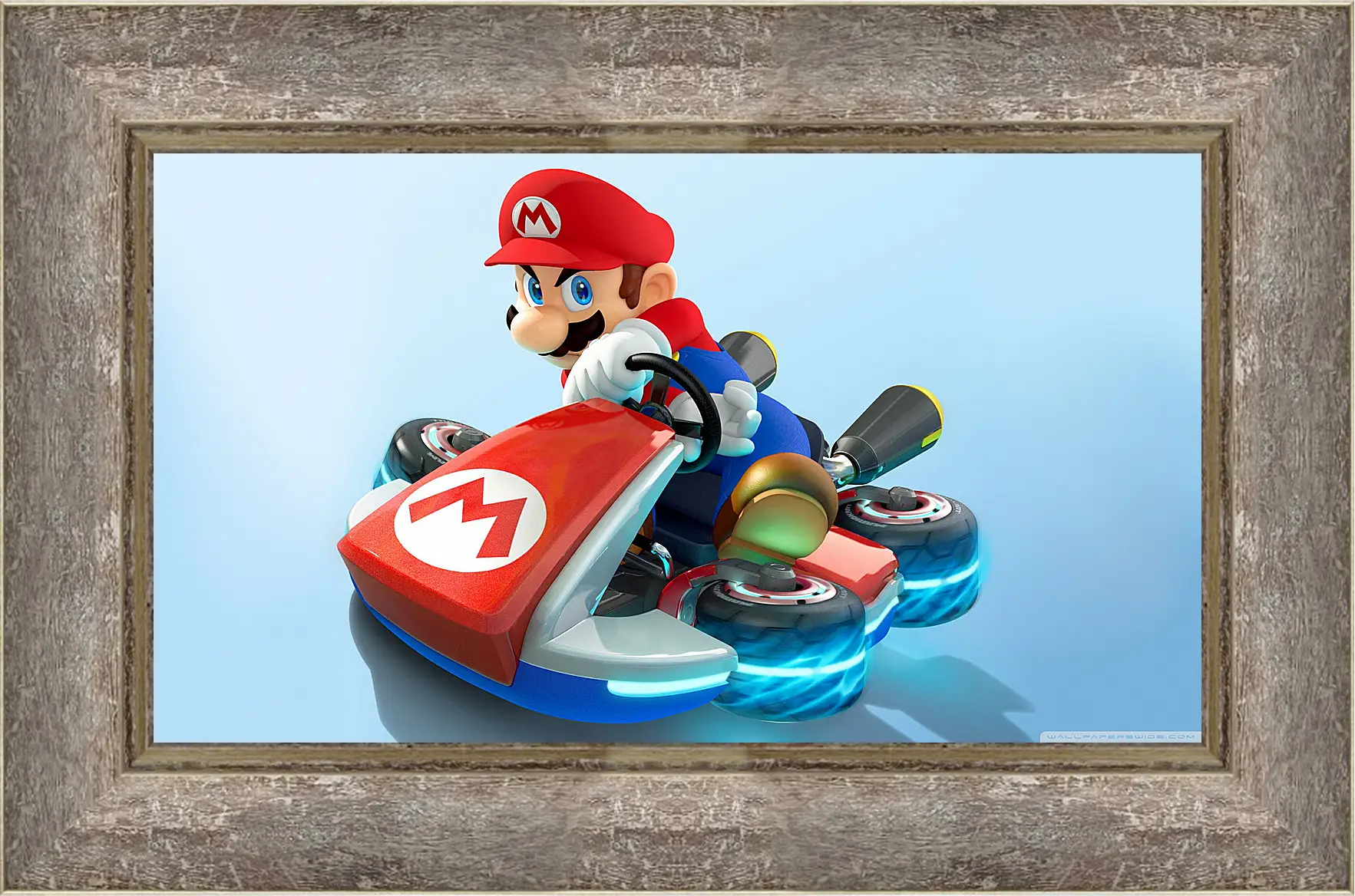 Картина в раме - Mario Kart 8
