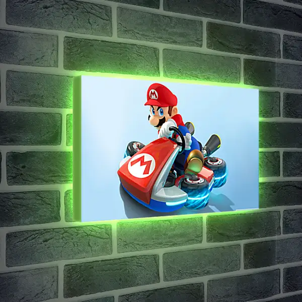 Лайтбокс световая панель - Mario Kart 8
