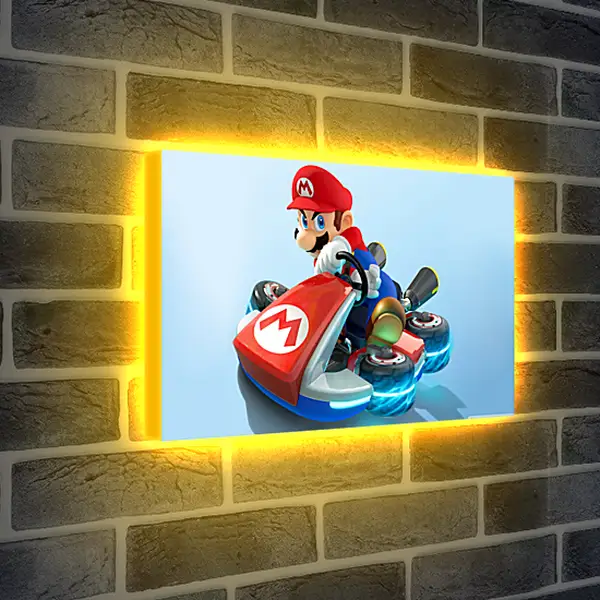 Лайтбокс световая панель - Mario Kart 8
