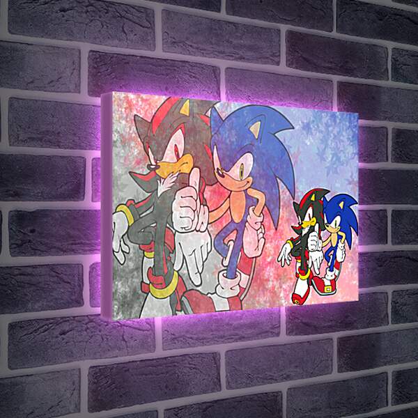 Лайтбокс световая панель - Sonic Adventure 2
