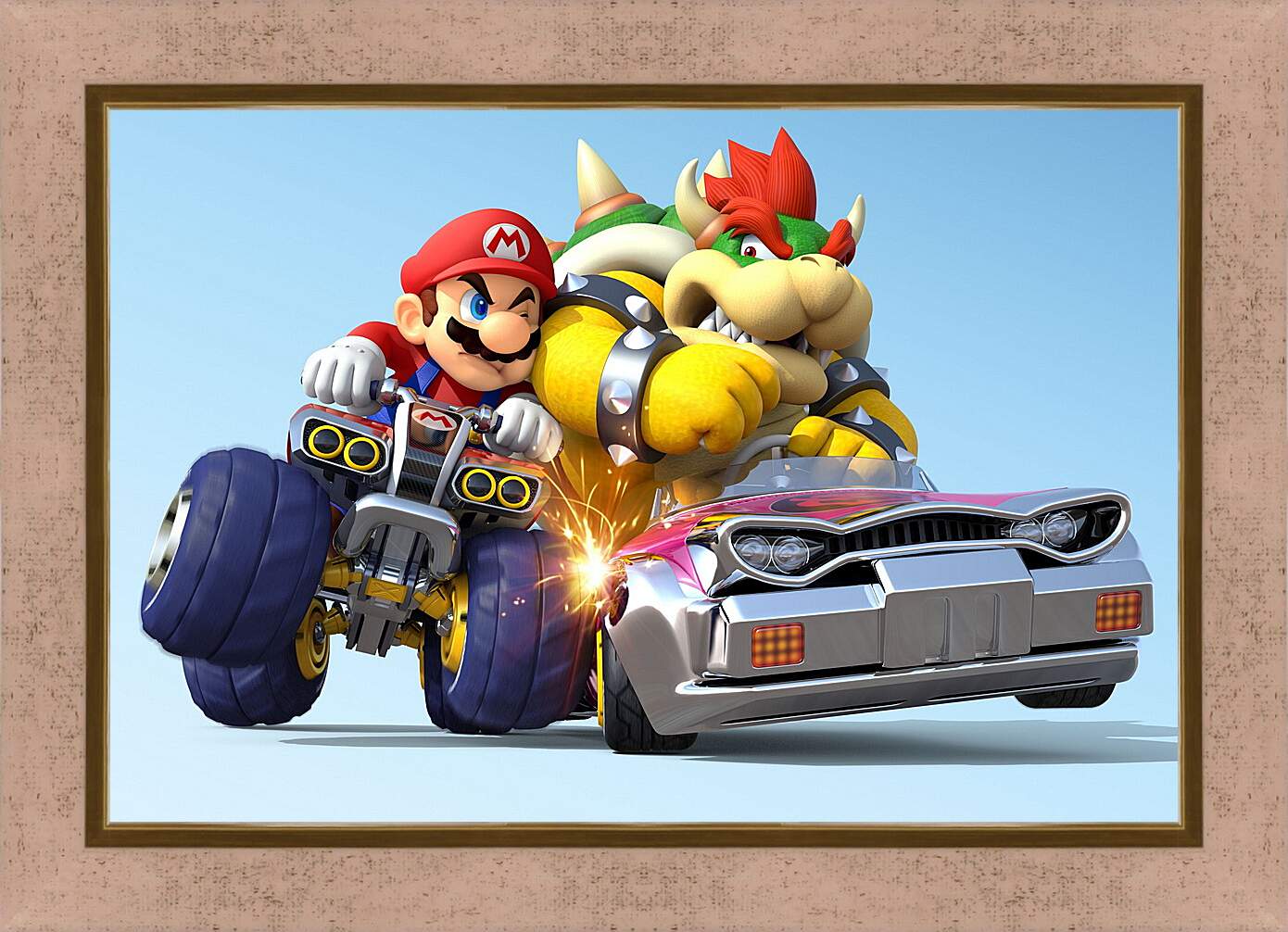 Картина в раме - Mario Kart 8
