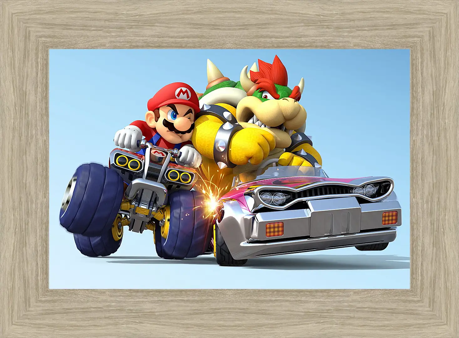 Картина в раме - Mario Kart 8
