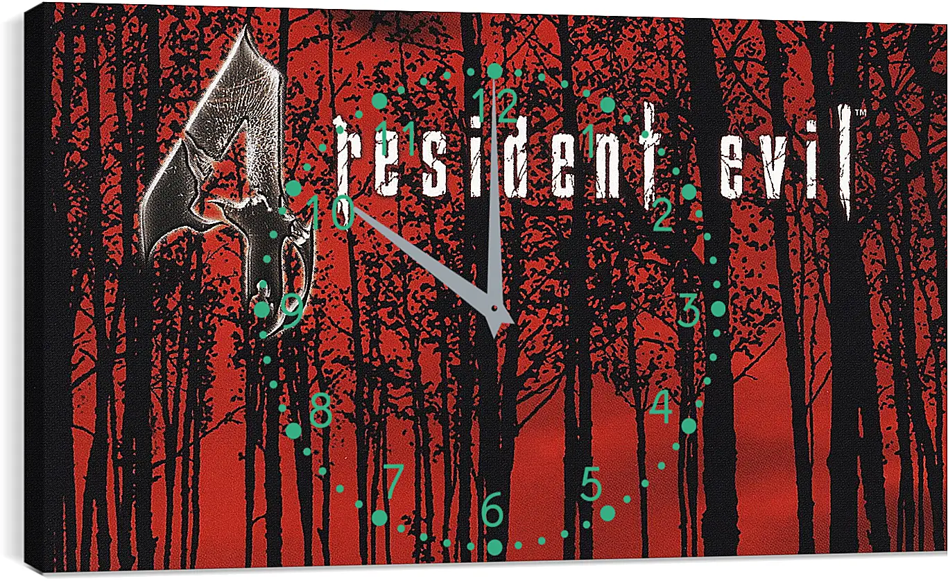 Часы картина - Resident Evil 4
