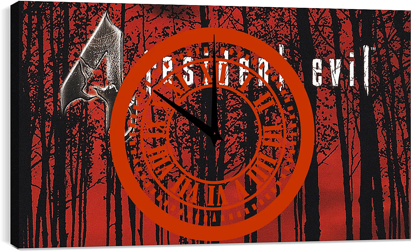 Часы картина - Resident Evil 4
