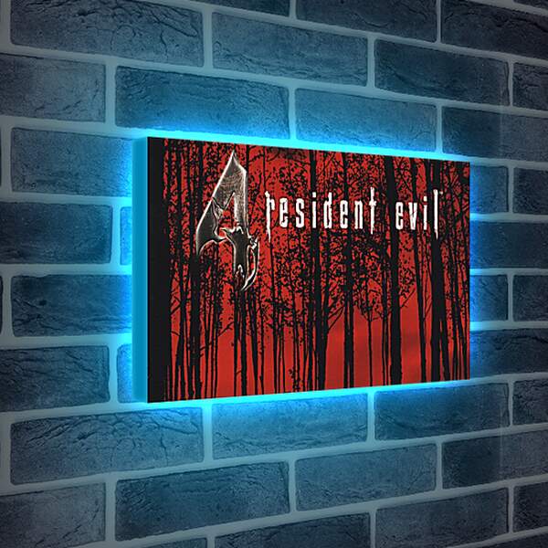 Лайтбокс световая панель - Resident Evil 4
