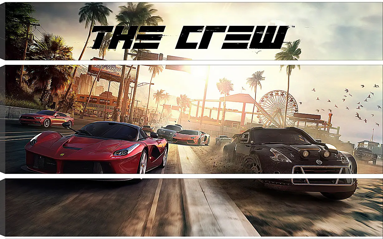 Модульная картина - The Crew
