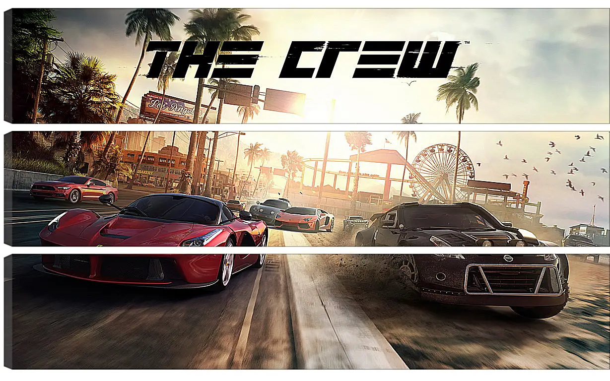 Модульная картина - The Crew
