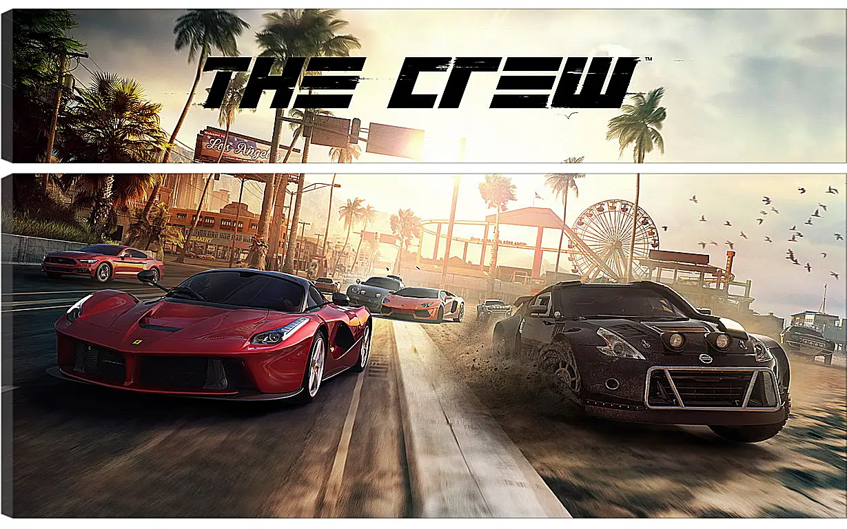 Модульная картина - The Crew
