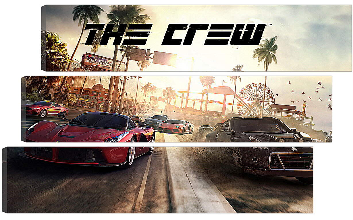 Модульная картина - The Crew
