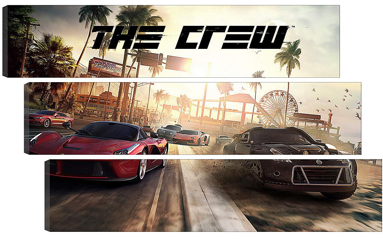 Модульная картина - The Crew
