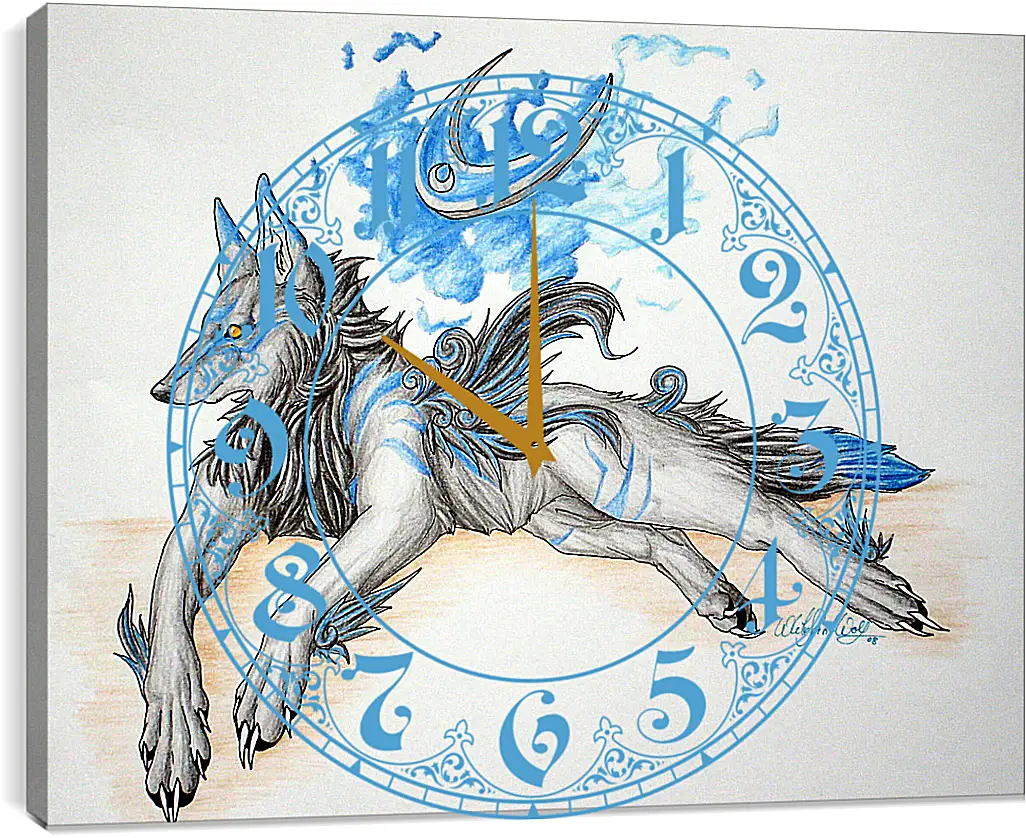 Часы картина - Ōkami
