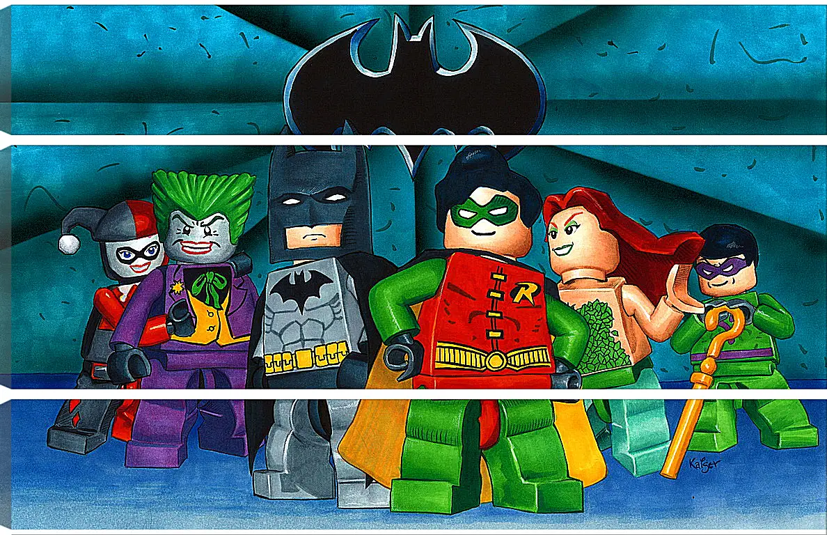 Модульная картина - LEGO Batman: The Videogame
