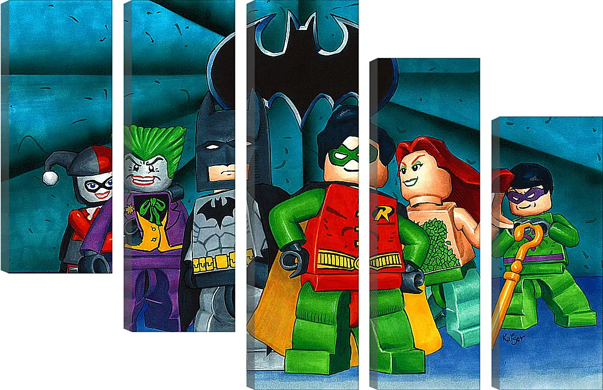 Модульная картина - LEGO Batman: The Videogame
