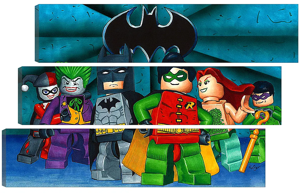 Модульная картина - LEGO Batman: The Videogame
