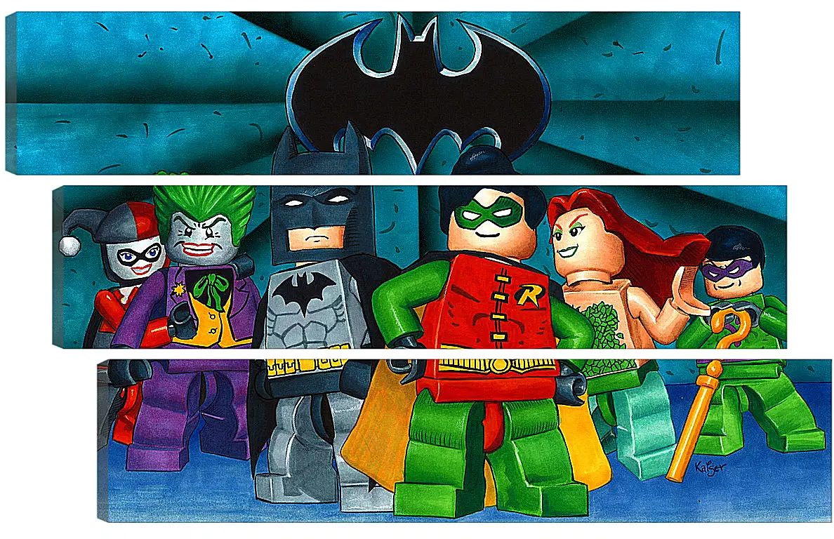 Модульная картина - LEGO Batman: The Videogame
