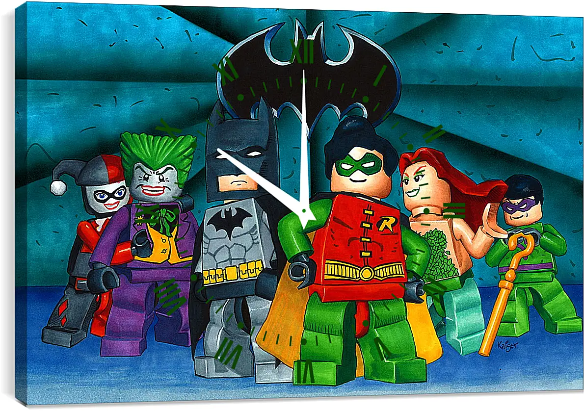 Часы картина - LEGO Batman: The Videogame
