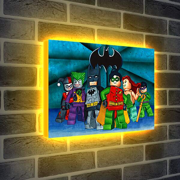 Лайтбокс световая панель - LEGO Batman: The Videogame
