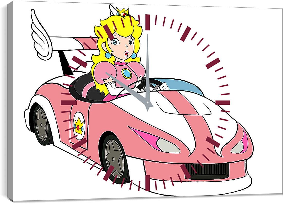 Часы картина - Mario Kart Wii
