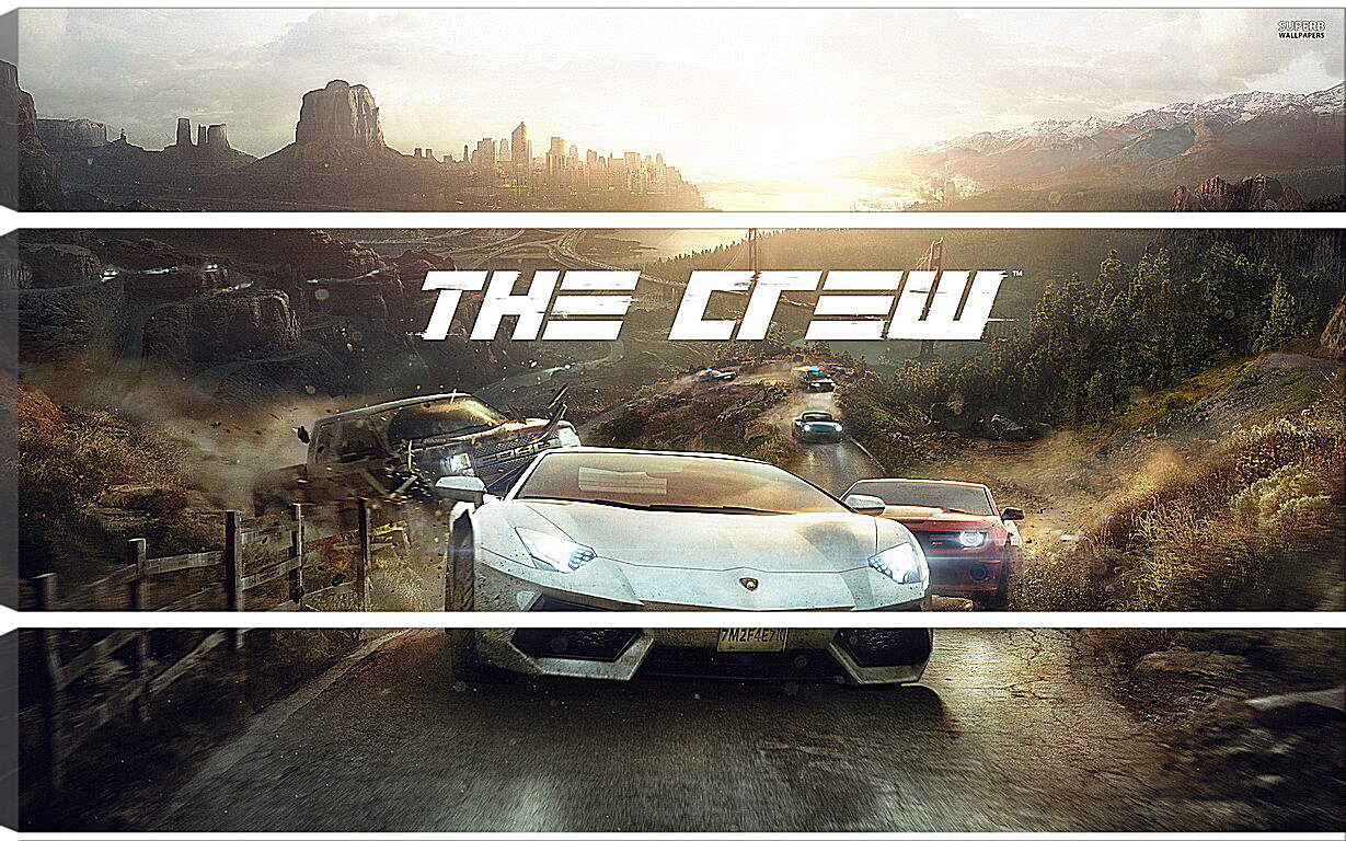 Модульная картина - The Crew
