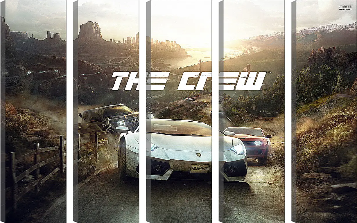 Модульная картина - The Crew
