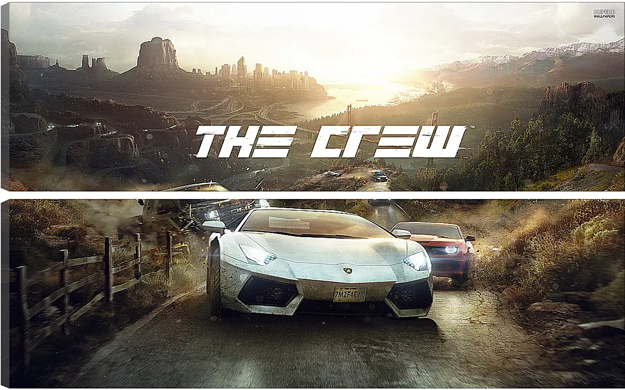 Модульная картина - The Crew
