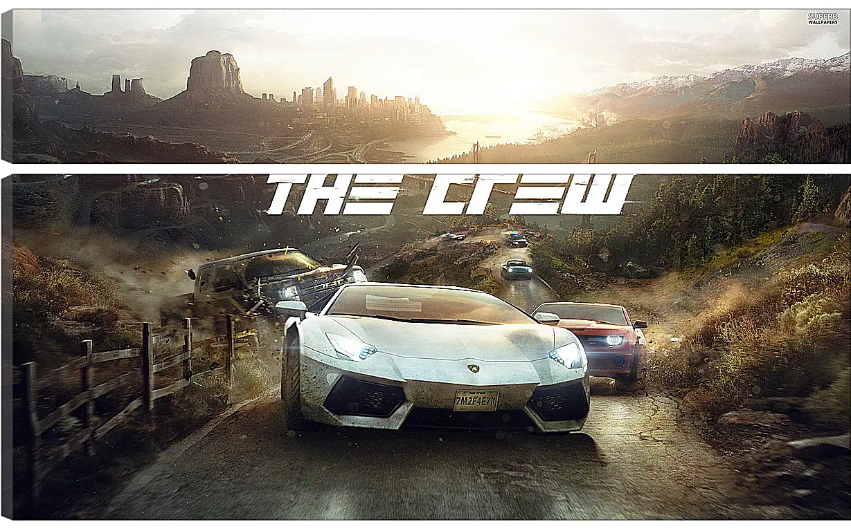 Модульная картина - The Crew
