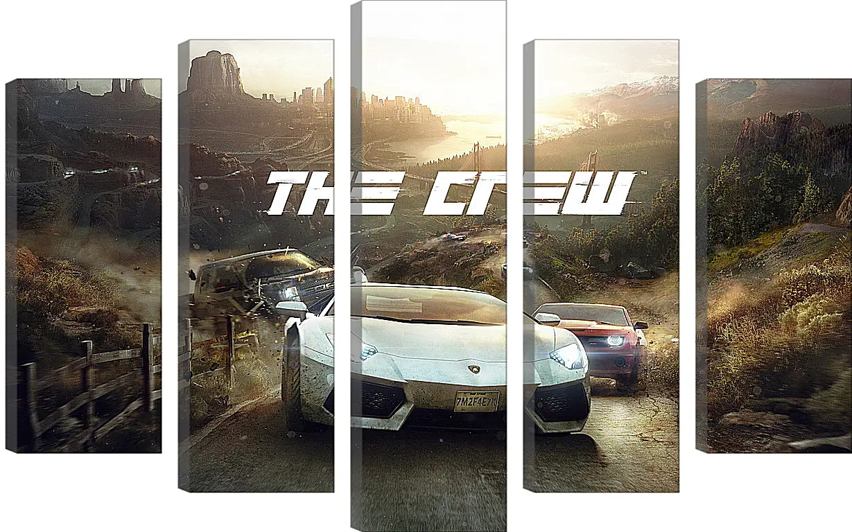 Модульная картина - The Crew
