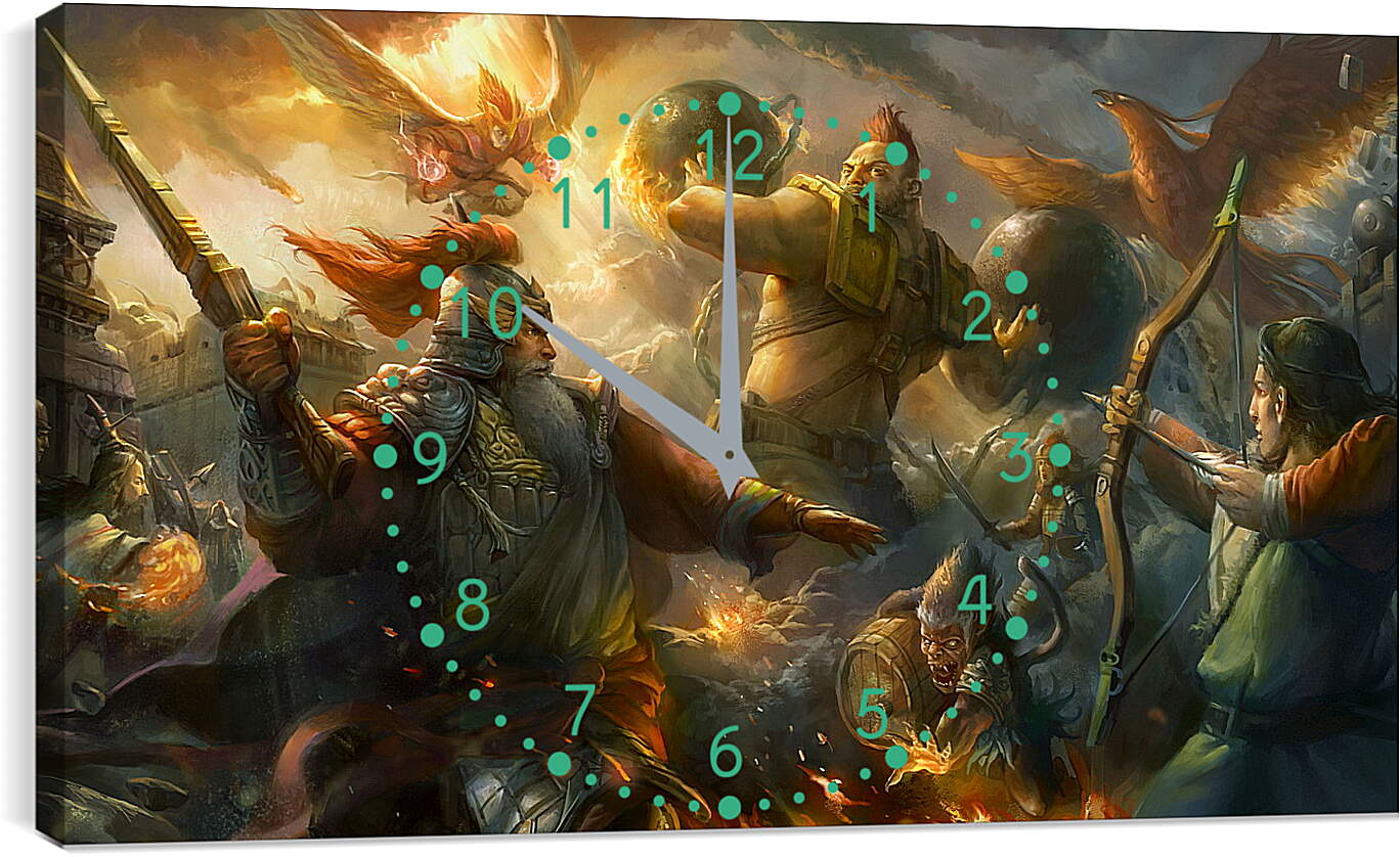 Часы картина - Epic Battle Fantasy 3

