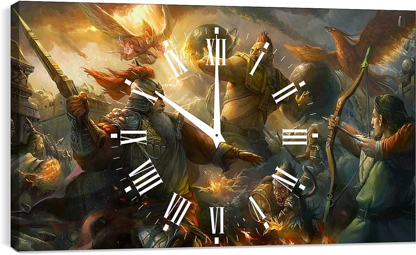 Часы картина - Epic Battle Fantasy 3
