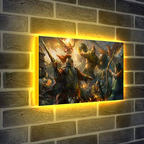 Лайтбокс световая панель - Epic Battle Fantasy 3
