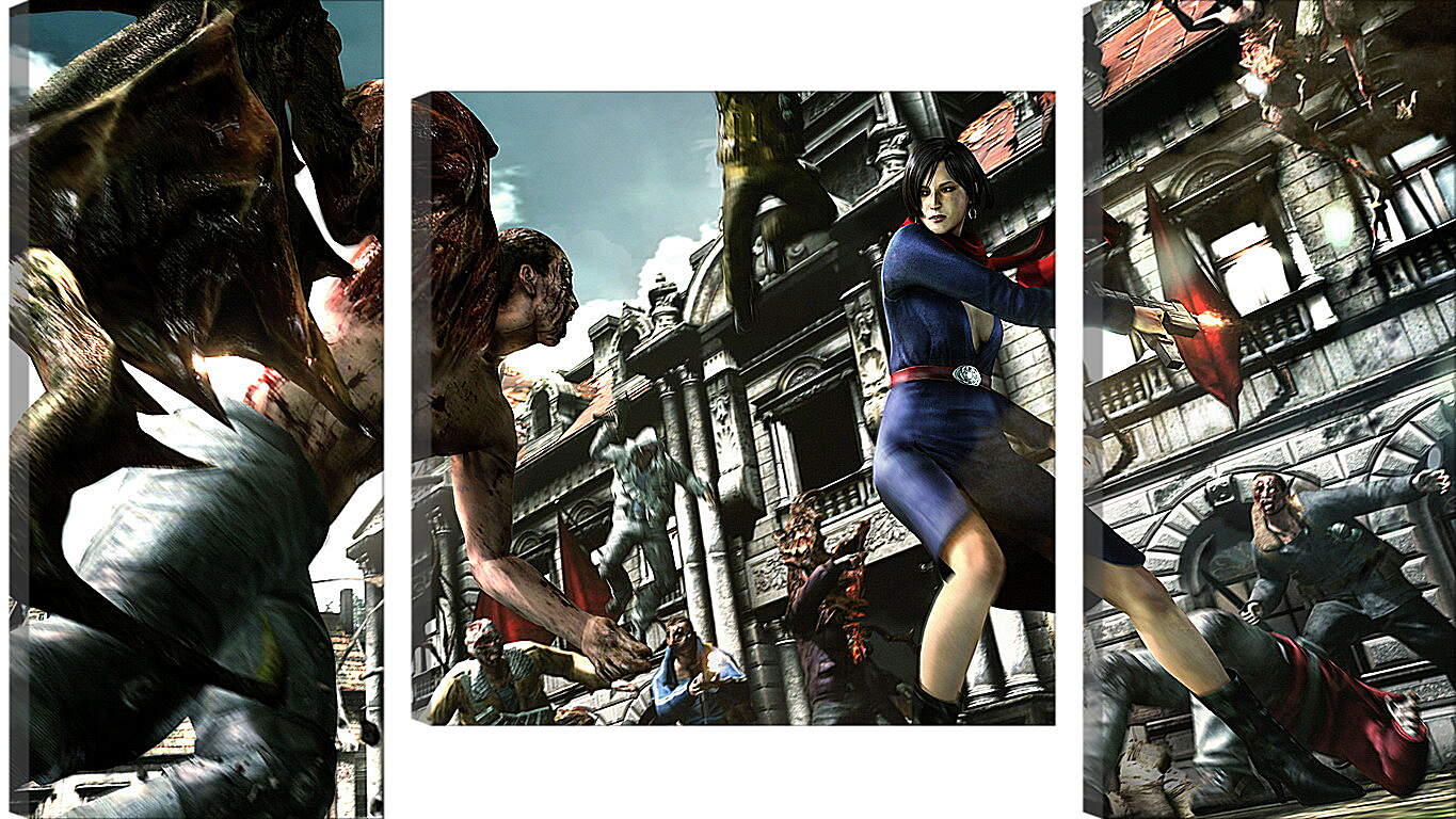 Модульная картина - Resident Evil
