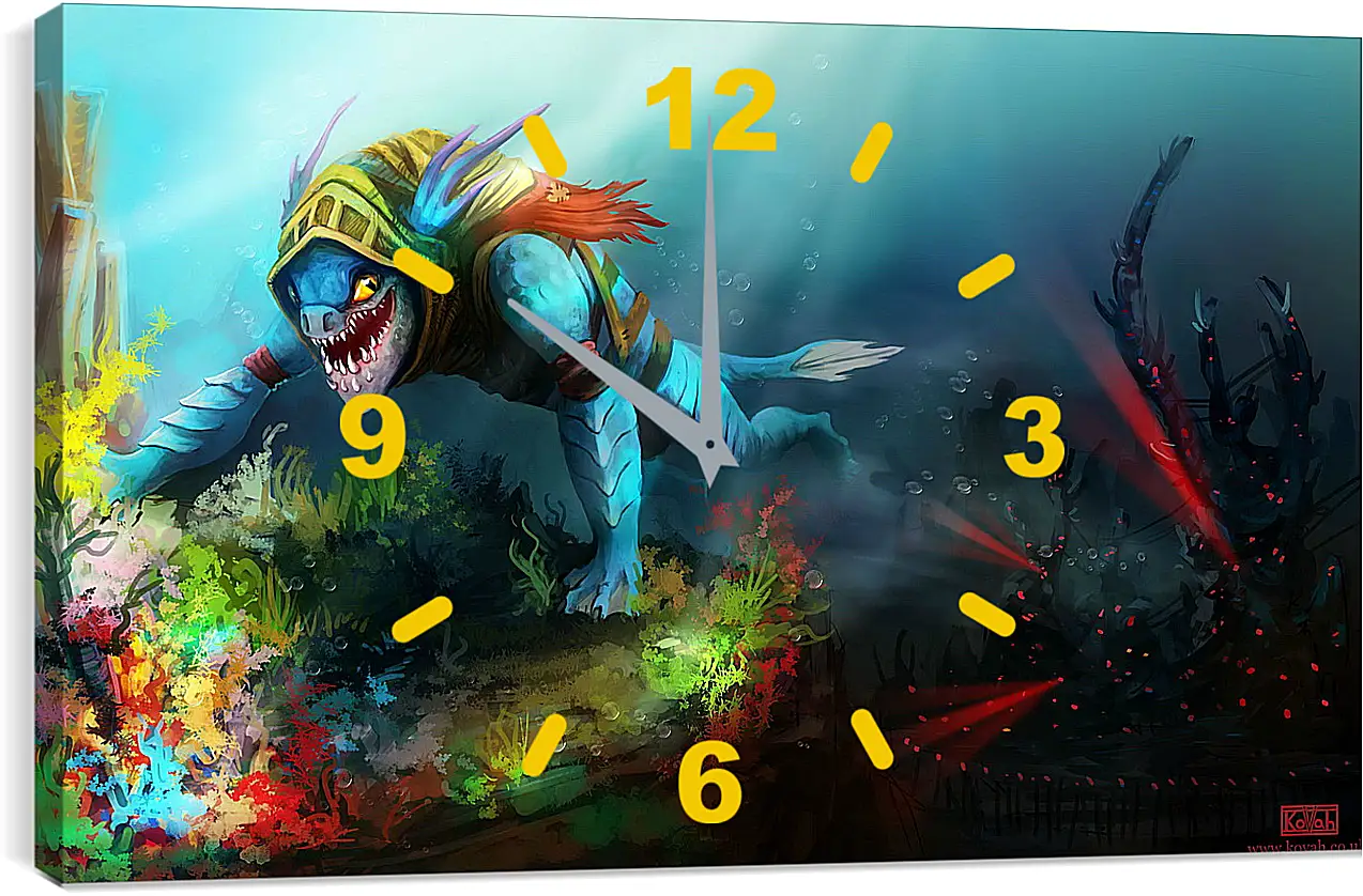 Часы картина - DotA 2