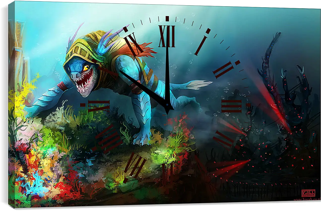Часы картина - DotA 2