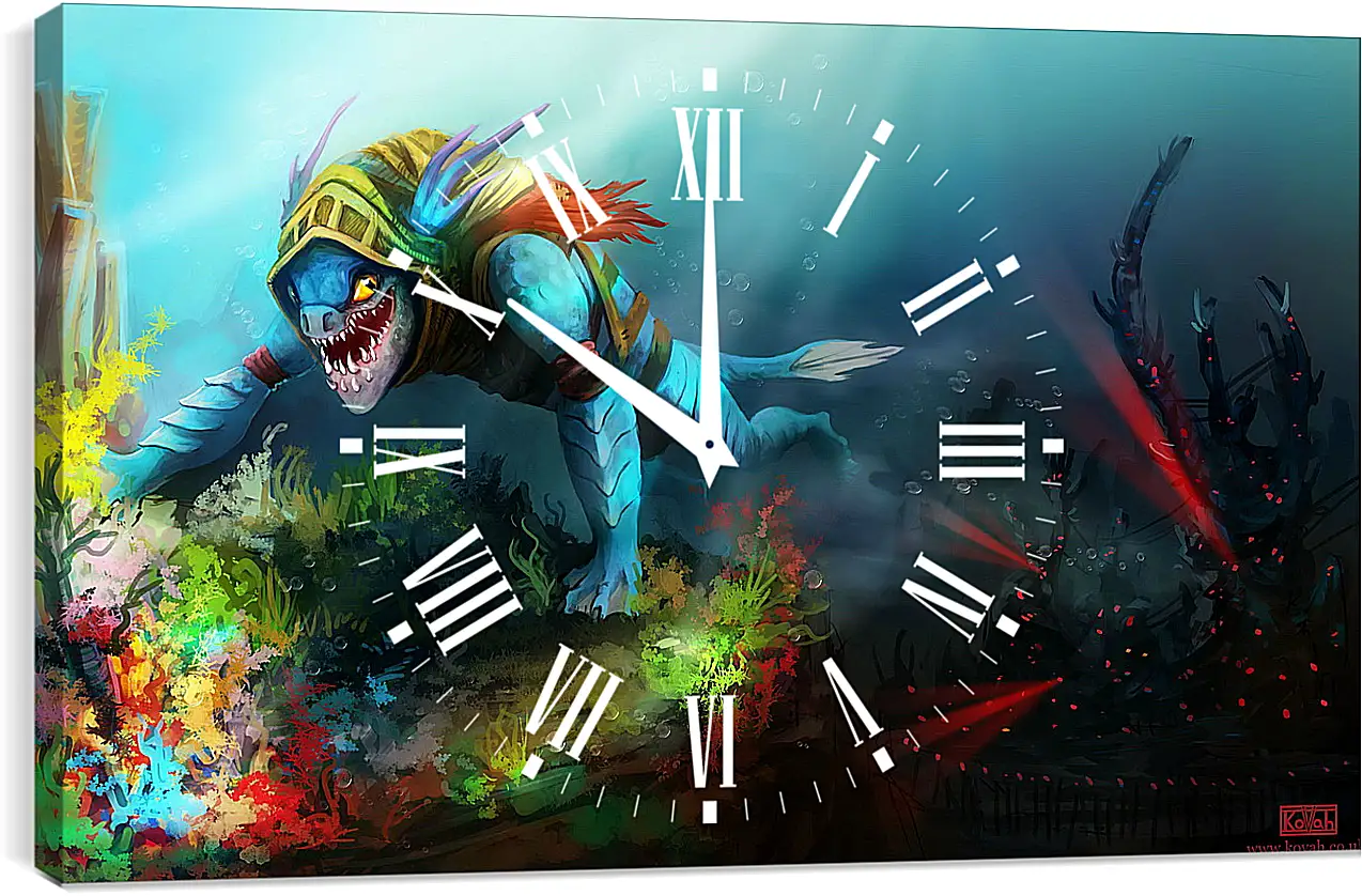 Часы картина - DotA 2