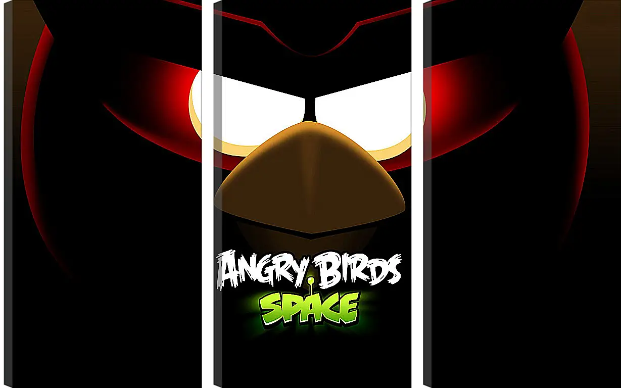 Модульная картина - Angry Birds Space
