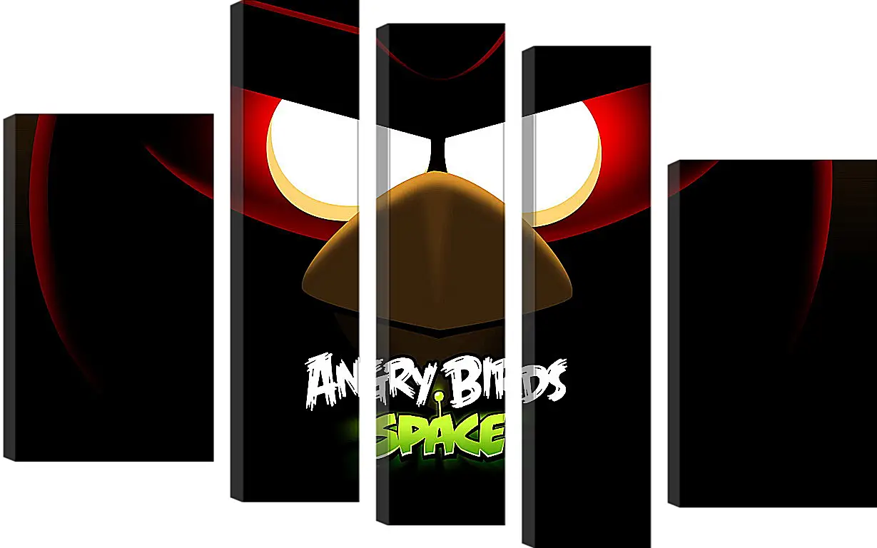 Модульная картина - Angry Birds Space
