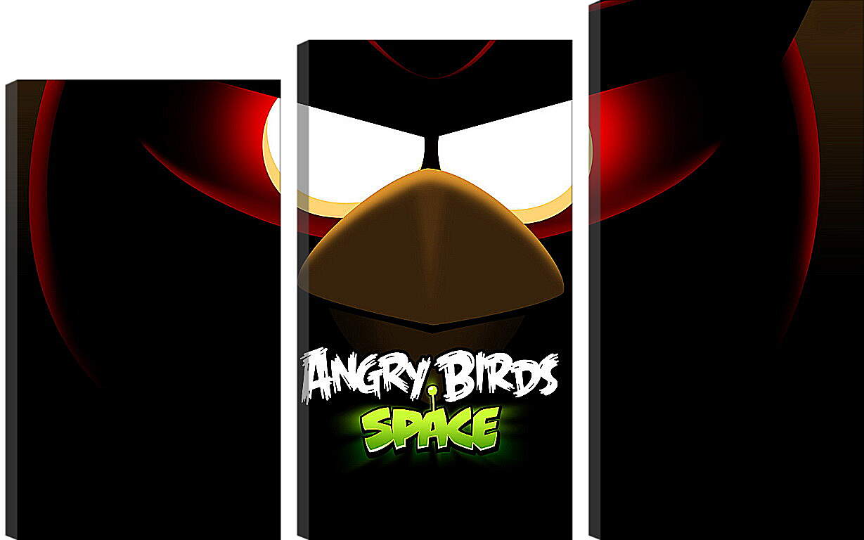 Модульная картина - Angry Birds Space
