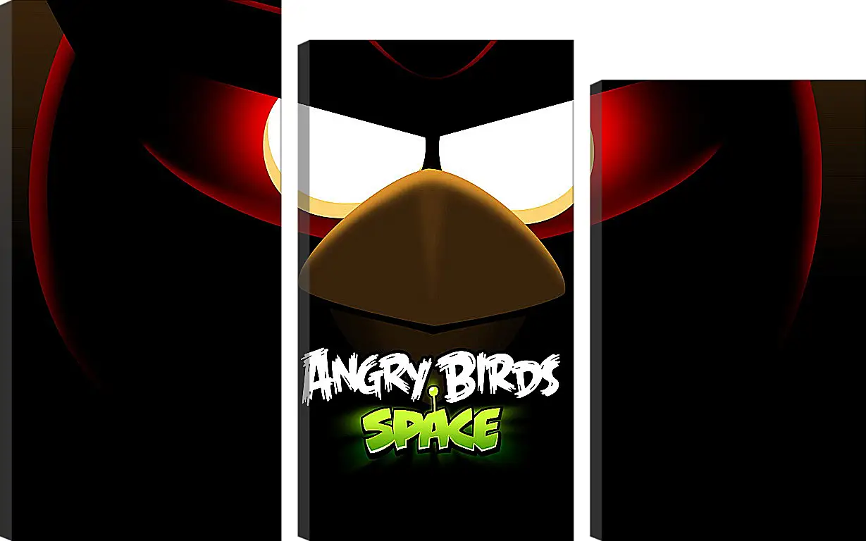 Модульная картина - Angry Birds Space
