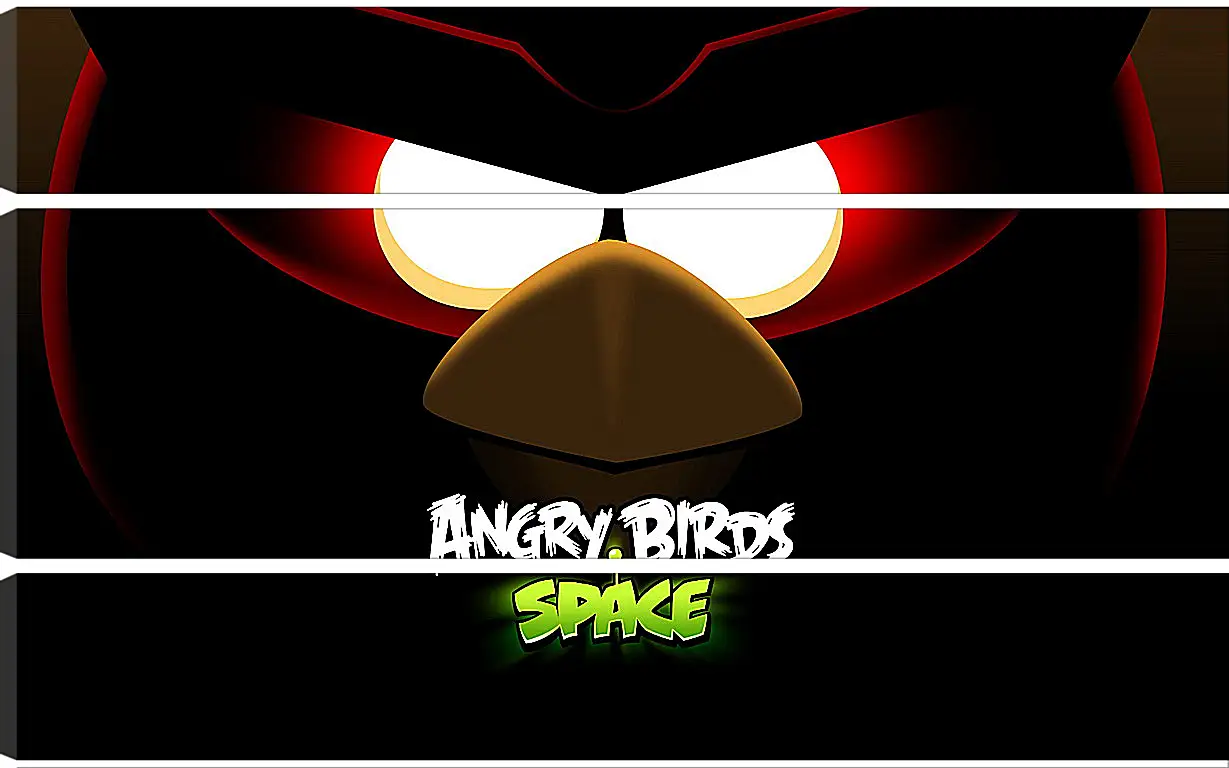 Модульная картина - Angry Birds Space
