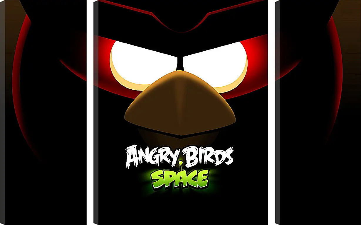 Модульная картина - Angry Birds Space
