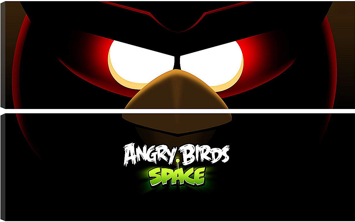 Модульная картина - Angry Birds Space
