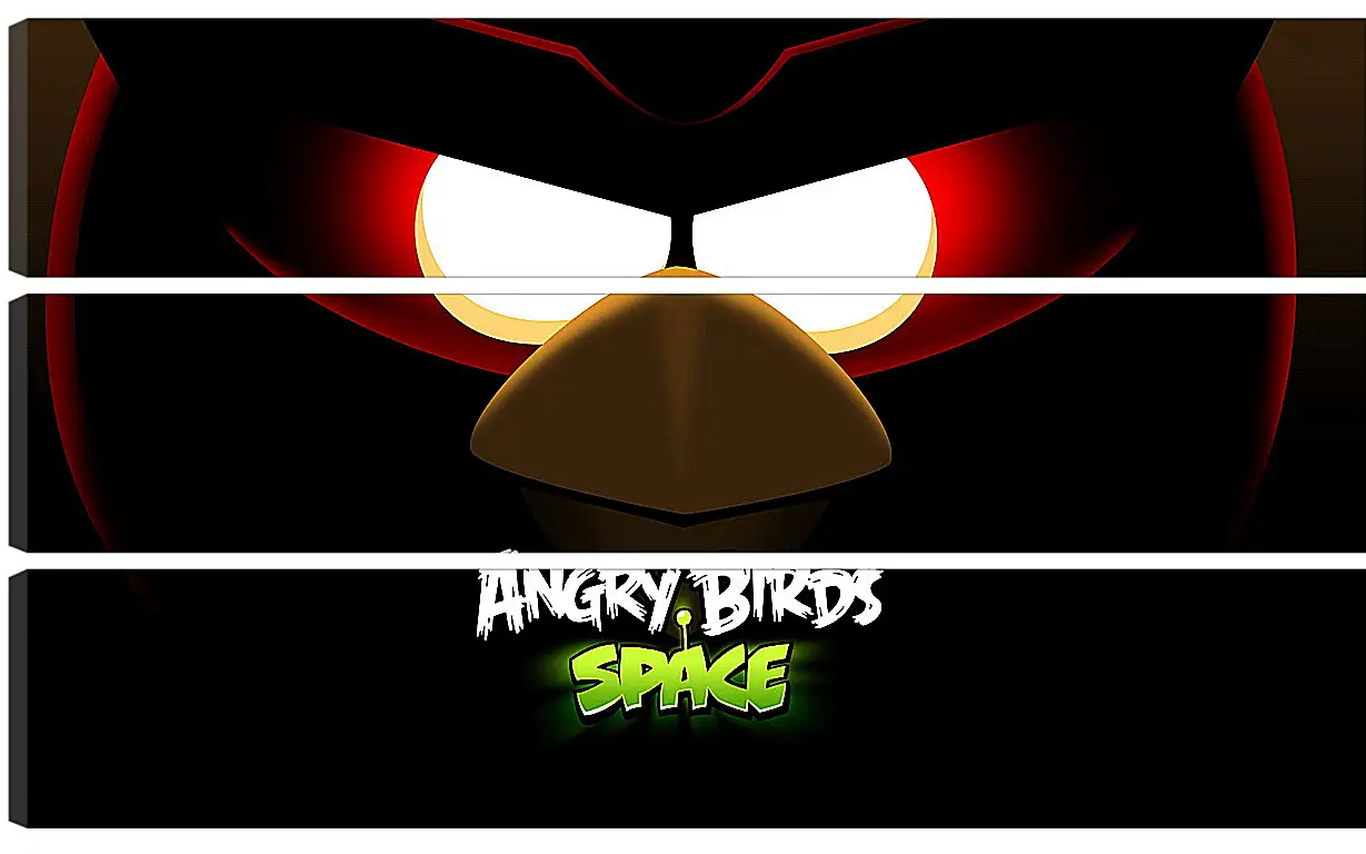 Модульная картина - Angry Birds Space
