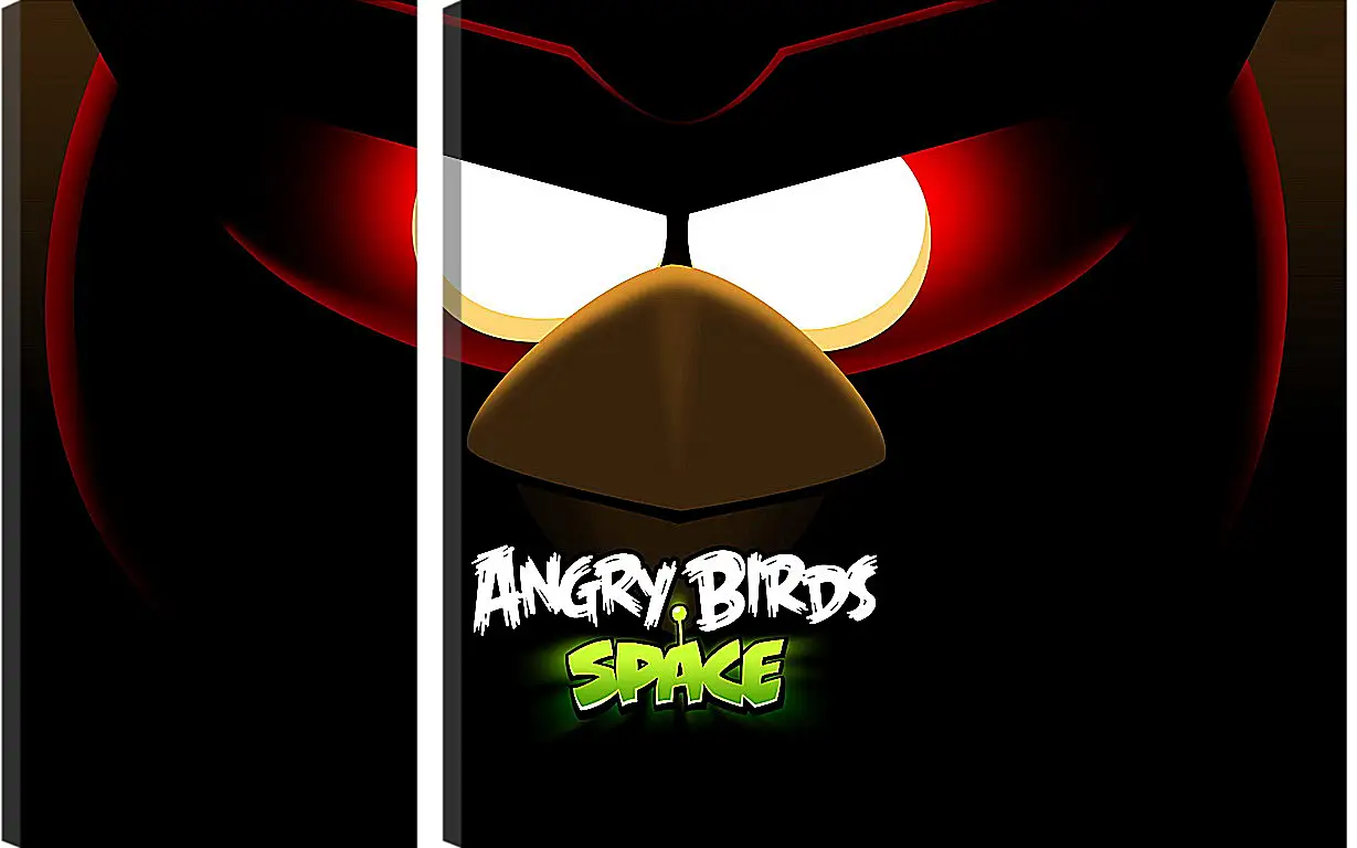 Модульная картина - Angry Birds Space
