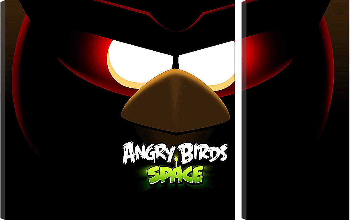 Модульная картина - Angry Birds Space

