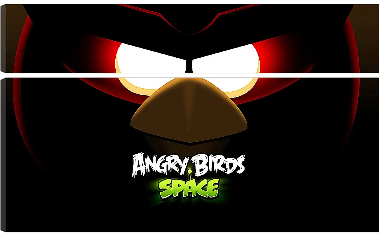 Модульная картина - Angry Birds Space
