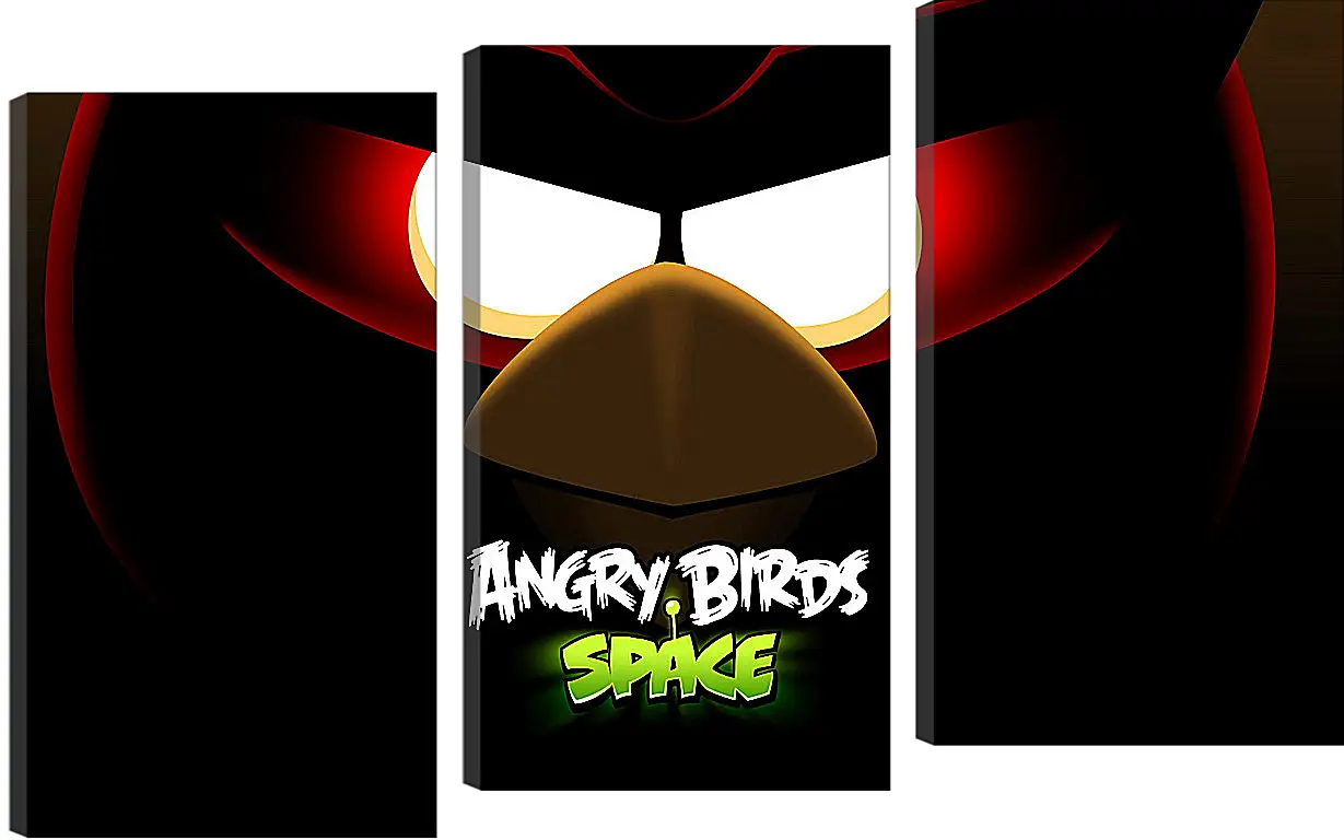 Модульная картина - Angry Birds Space
