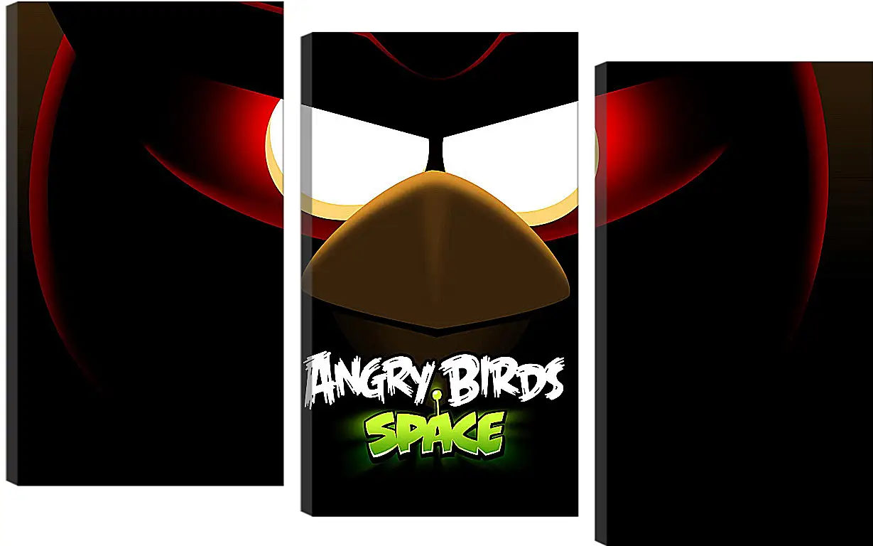 Модульная картина - Angry Birds Space
