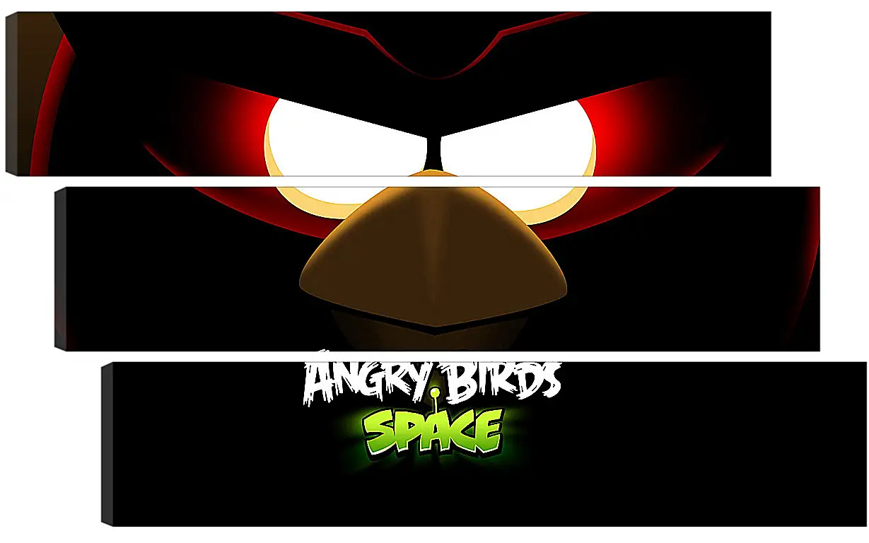 Модульная картина - Angry Birds Space
