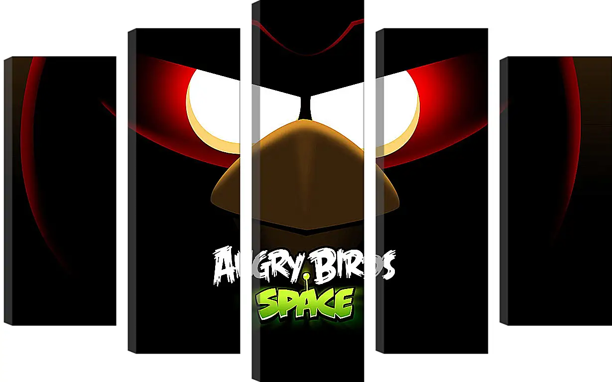 Модульная картина - Angry Birds Space
